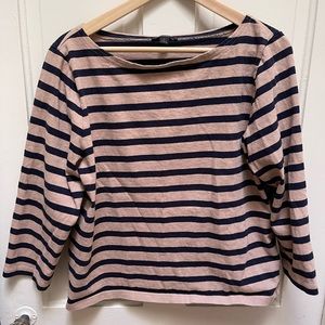 J Crew Breton Boxy Stripe Shirt
